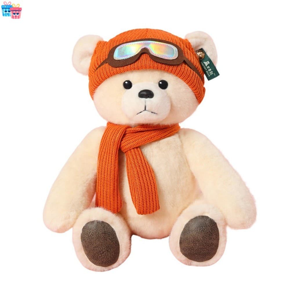 Bonito Urso De Pelúcia Com Capuz Panda Brinquedo Cachecol Boneca Macio E Confortável Travesseiro De Dormir Presente De A