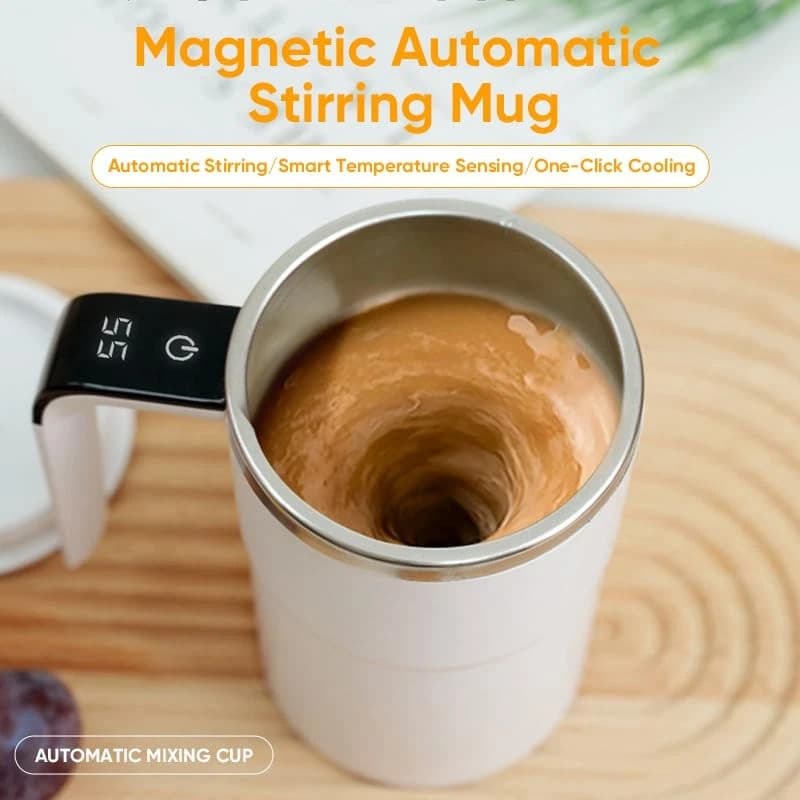 Mini Caneca Elétrica De Café Com Mistura Automática , À Prova D'água , Segura Para Alimentos , USB , Recarregável , Copo