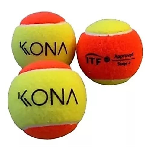 KIT 3 Bolas Beach Tennis Bolinha Tênis Praia KONA (Original)
