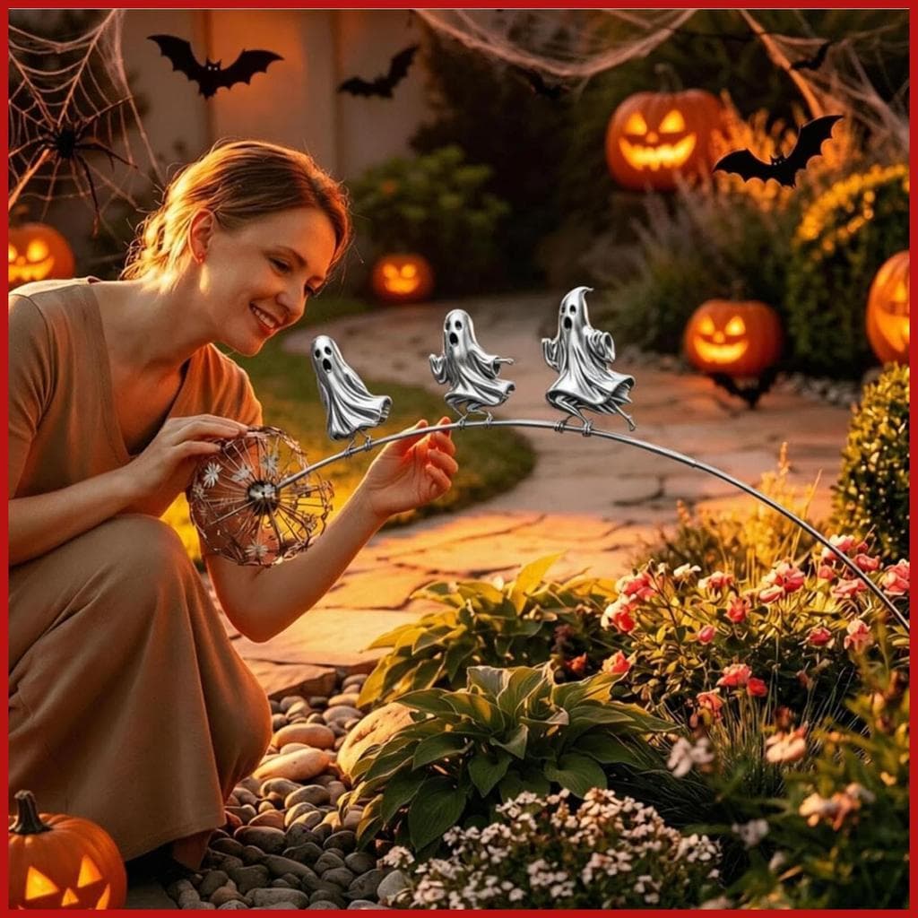 Estaca De Quintal De Halloween , Bruxa Fantasma , Varanda , Decoração Festiva , Flor , Cama , Para Jardineiros , Proprie