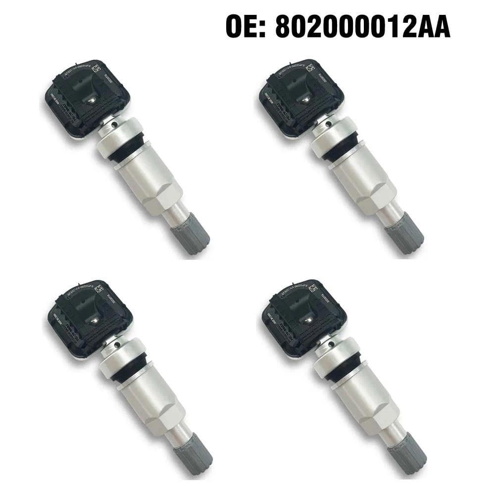 4pcs Carro TPMS Sensor Sistema De Monitoramento Do De Pressão Dos Pneus 802000012AA Para Chery Tiggo 2,3,3X , 8decoração