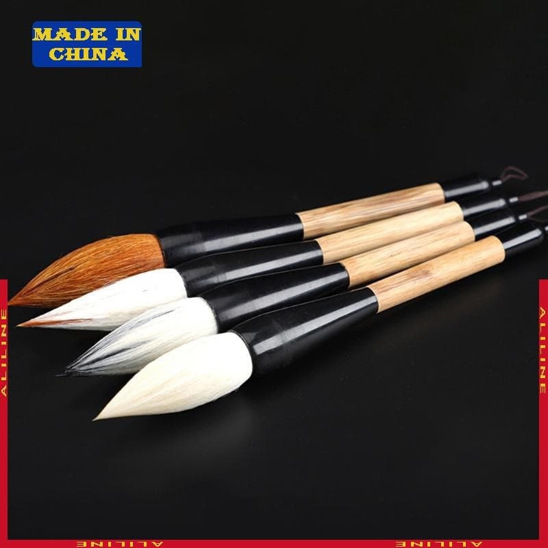 Pincel Pintura Caligrafia Chinesa Profissional Kanji Sumi Pincéis Desenho Para Escrita Iniciantes C