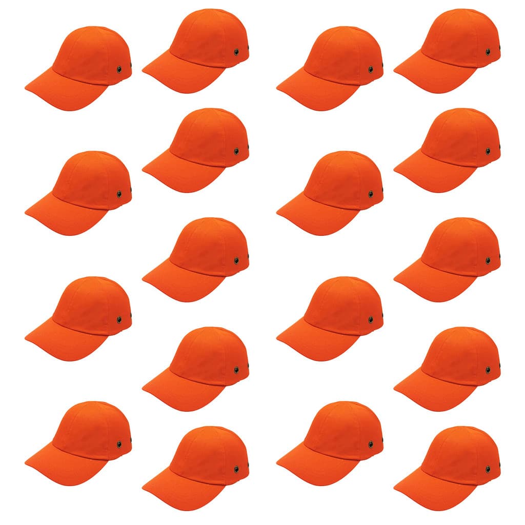 Bone com Capacete de Seguranca EPI Kit 18 Uni Obra Casquete Trabalho Protecao Resistente Reparo