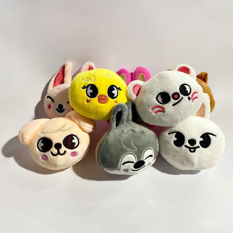 Chaveiro Kpop SKZOO Kawaii De Pelúcia Doll Chains Pingente Brinquedos Recheados Mulher Stray Cute Anime Keychain Chain