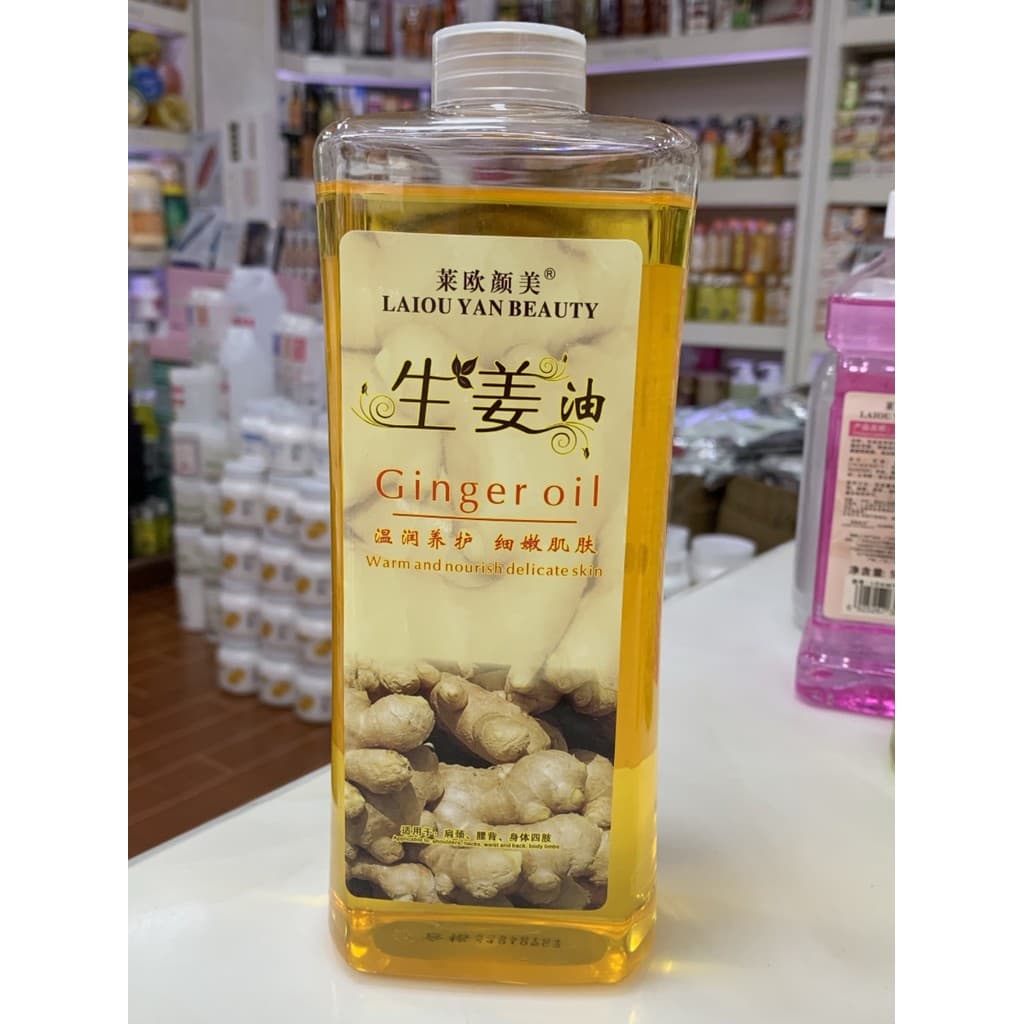 Leo Yanmei Gengibre SPA Óleo de Massagem 1.000g Salão de Beleza Dedicado Tuina Tratamento de Pés Velho Óleo de Gengibre