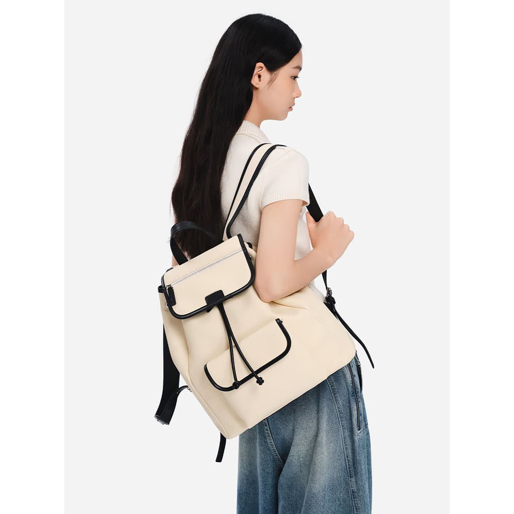 Mochila feminina 2026 novo estilo de grande capacidade Commuter computador mochila simples nicho de alta qualidade All-M