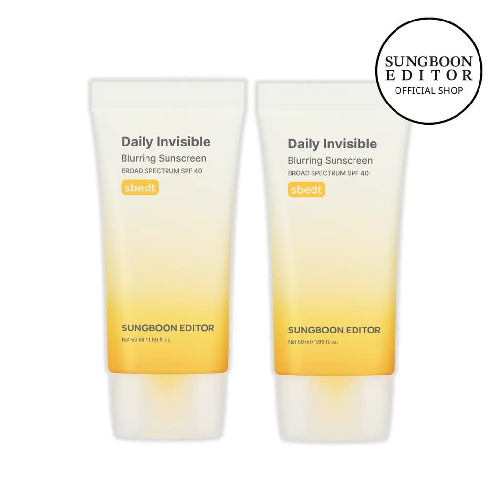 [Sungboon] Protetor Solar Diário Invisível com Efeito Blur SPF402 | Gel leve, com acabamento fosco, que disfarça os poro