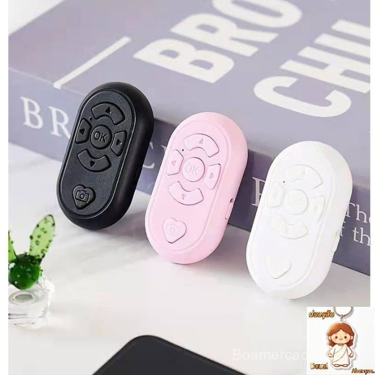 Controle remoto bluetooth/sem fio/selfie/vídeo/ebook virar mini controlador /Instagram，, Kwai fácil de usar