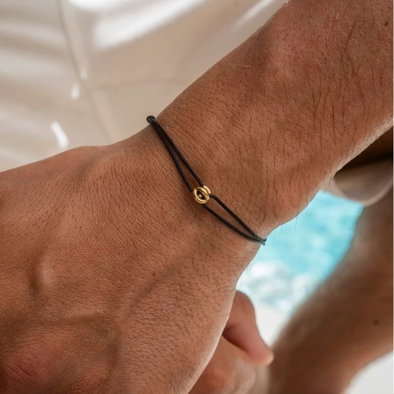 Símbolo da sorte pulseira transferência contas casal pulseira conjunto ajustável trançado pulseira amizade