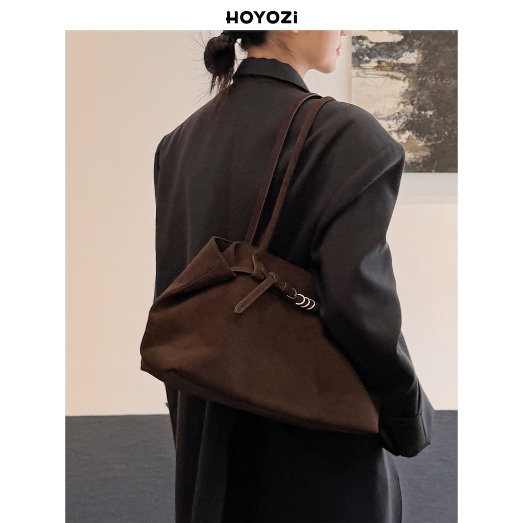 [Bolsa Xiaoyoujia] HOYOZI Bolsa de inverno Bolsa de viagem feminina 2026 Novo estilo de um ombro nas axilas