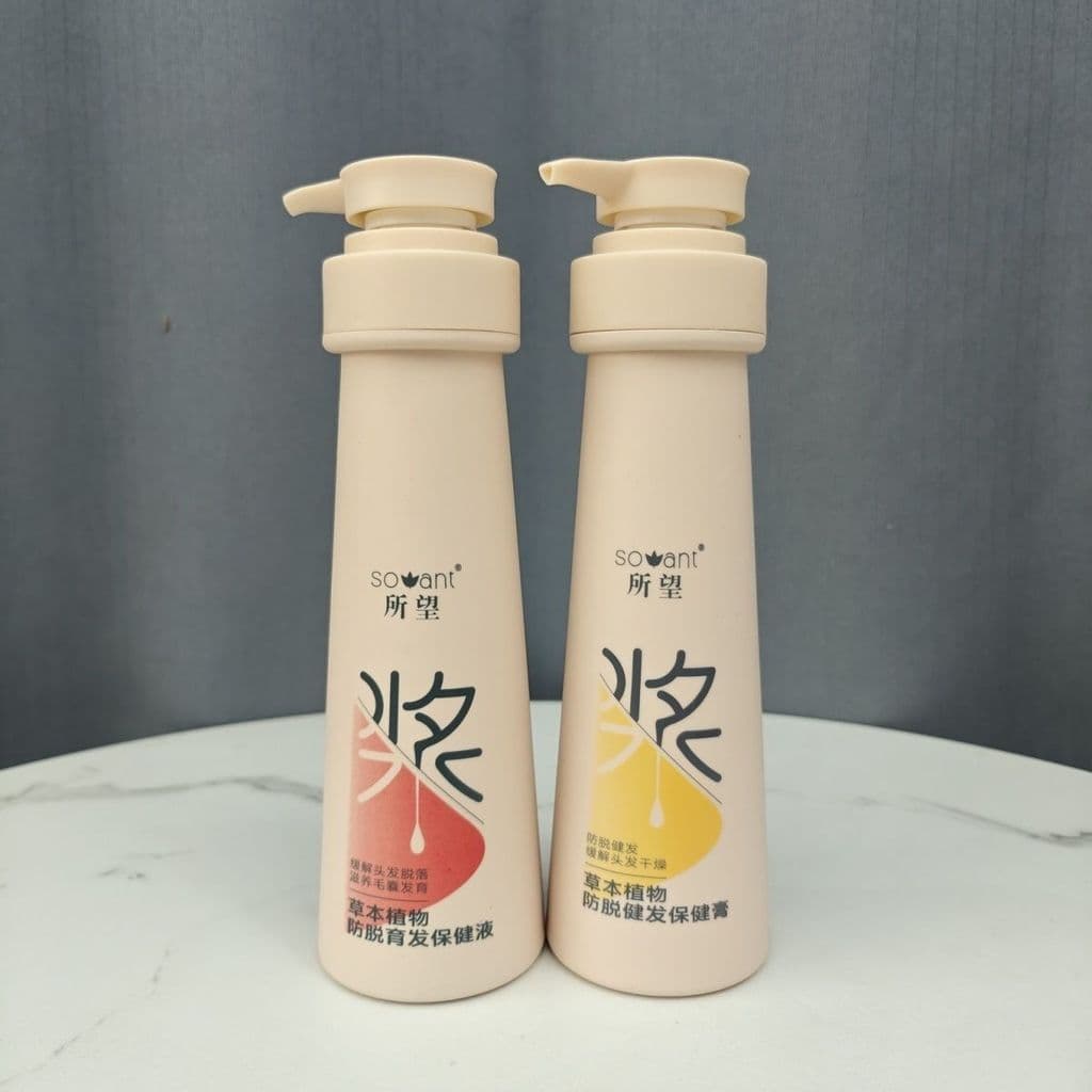 Shampoo Herbal Plant Depilação Loção de Cuidados de Saúde Creme Condicionador de Cabelo Couro Cabeludo Molhado Lavagem c