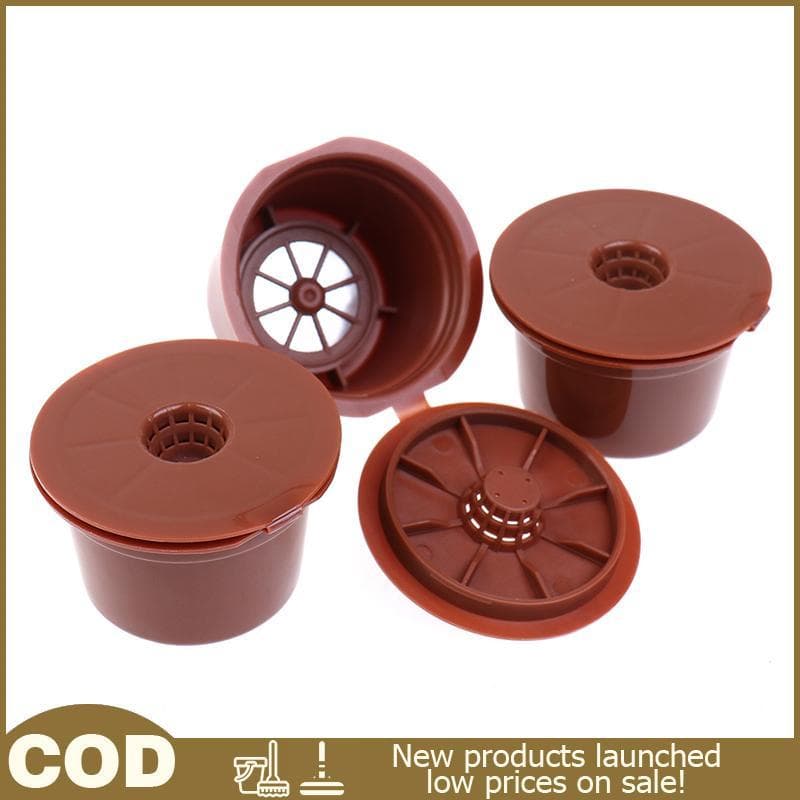 3 Pcs Cápsulas De Café Reutilizáveis Para Recarregáveis Caffitaly Filtro