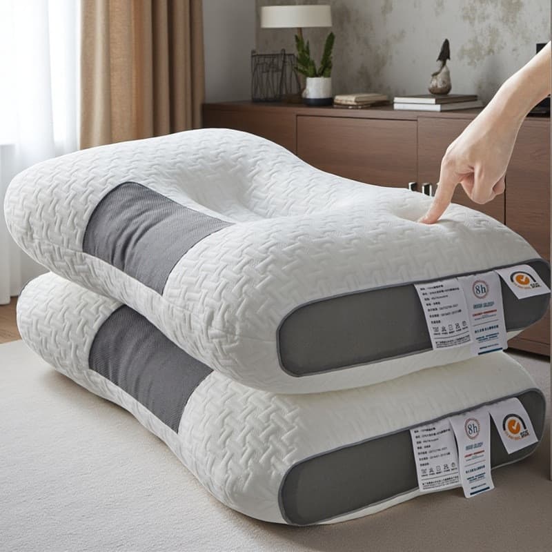 Novo travesseiro coluna Cervical ajuda a dormir travesseiro núcleo não colapso travesseiro doméstico dedicado cabeça int
