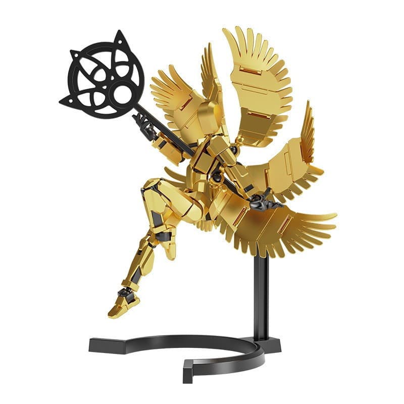 Impressão 3D Lucky 13 Action Figure Manequim 13 Royal Armor Warriors Modelo De Montagem Brinquedos Articulado Crianças A