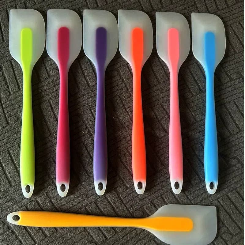 Espátula macia espátula de silicone faca de manteiga espátula creme bolo creme de silicone fe