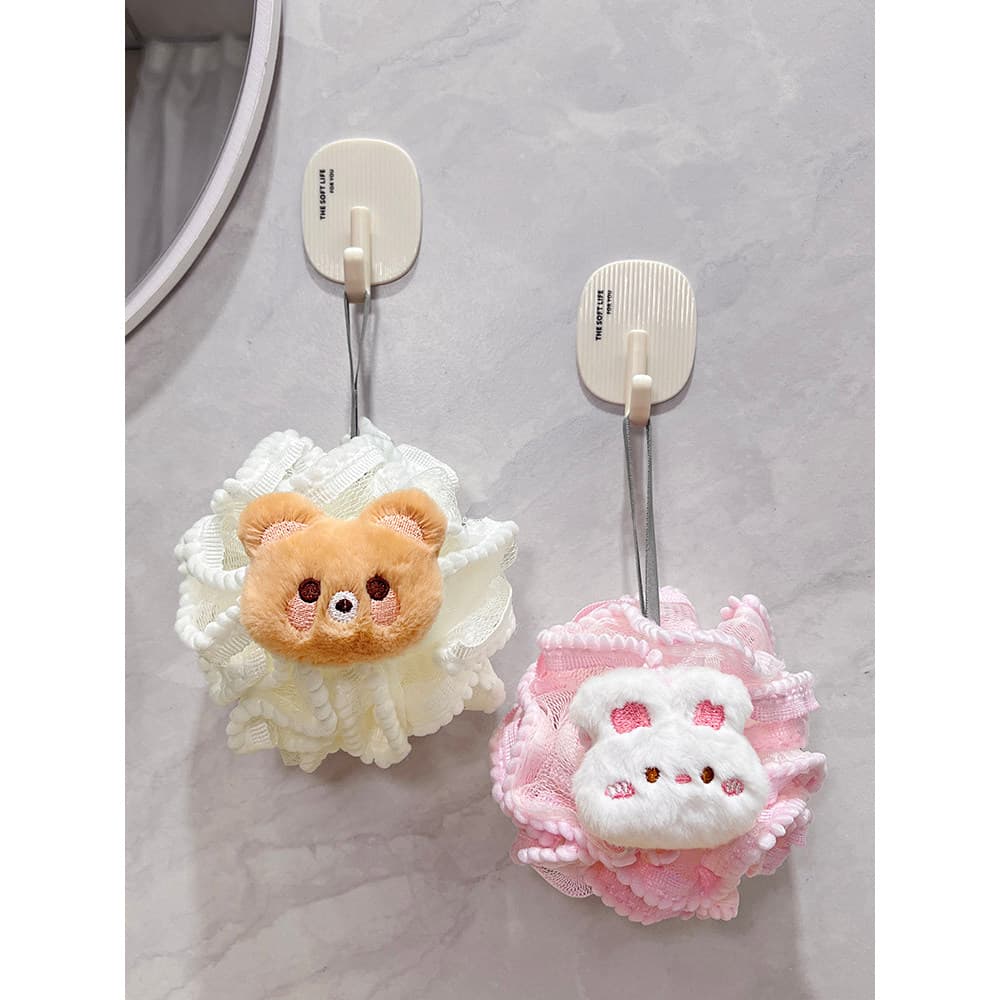 Tamanho grande banho flor bola Super macio High-End não solto bonito dos desenhos animados crianças adulto senhoras esfr