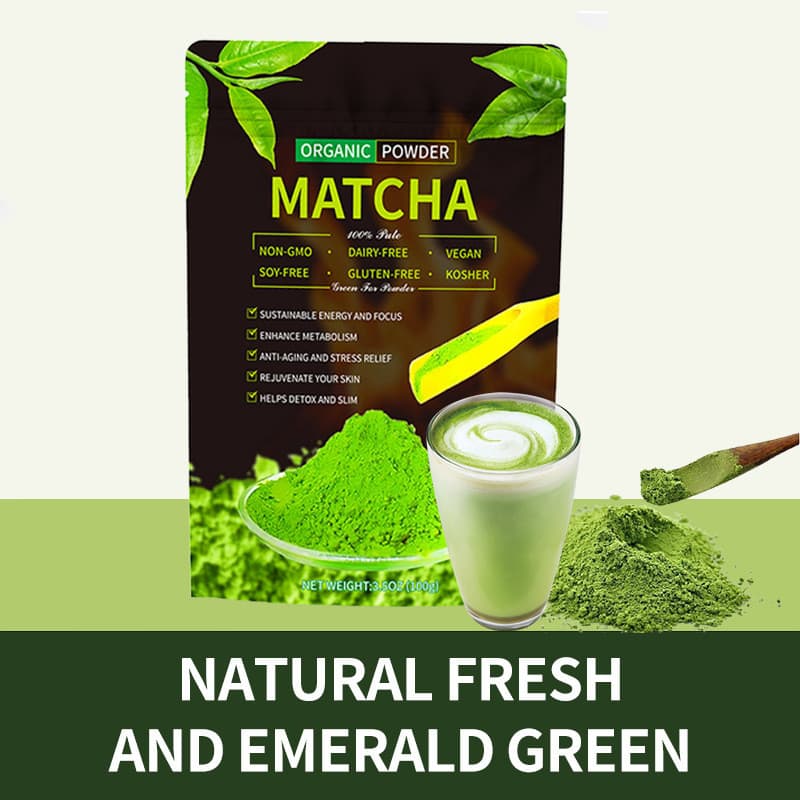 Pó De Chá Verde matcha Orgânico Puro 100g.a2025 SYYO