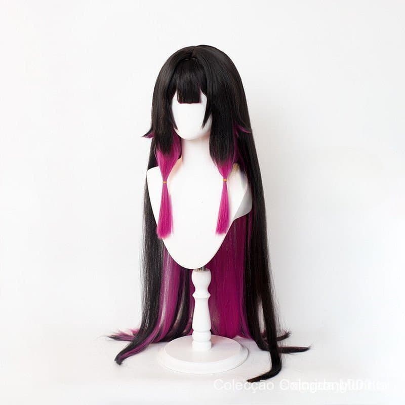 Perucas de Cosplay Anime Genshin Impact Damselette Columbina 110cm FJTPD2558 250704 F7KT WR6T MIRS HHDR VKQZ