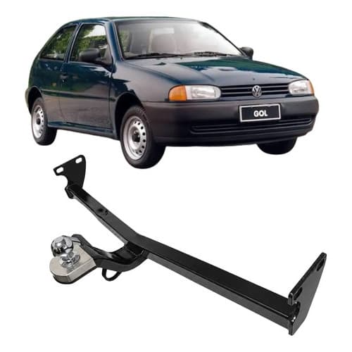 Engate Reboque Fixo Volkswagen Gol G2 Bolinha 1994 a 1999 700kg Brucke