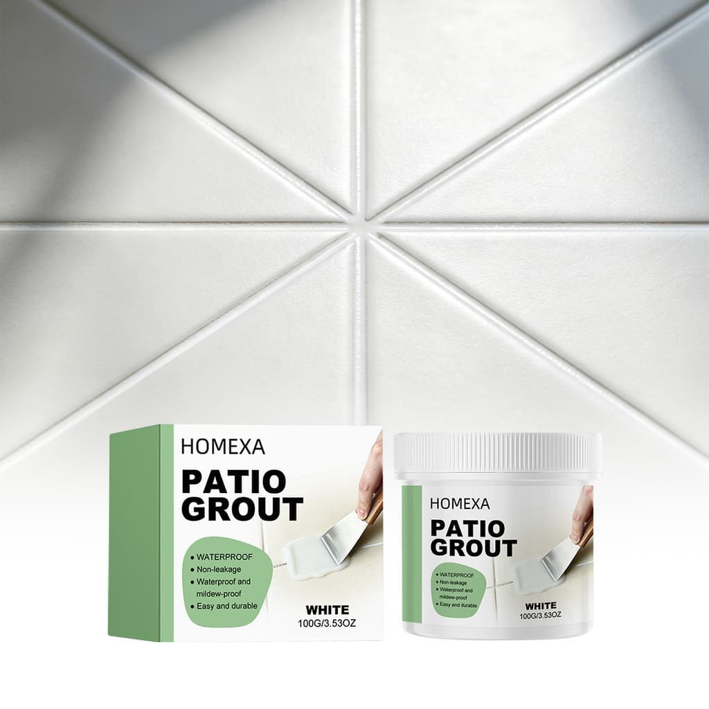 HOMEXA Tile Grout (branco) é um produto portátil para uso doméstico diário, adequado para preencher frestas entre azulej