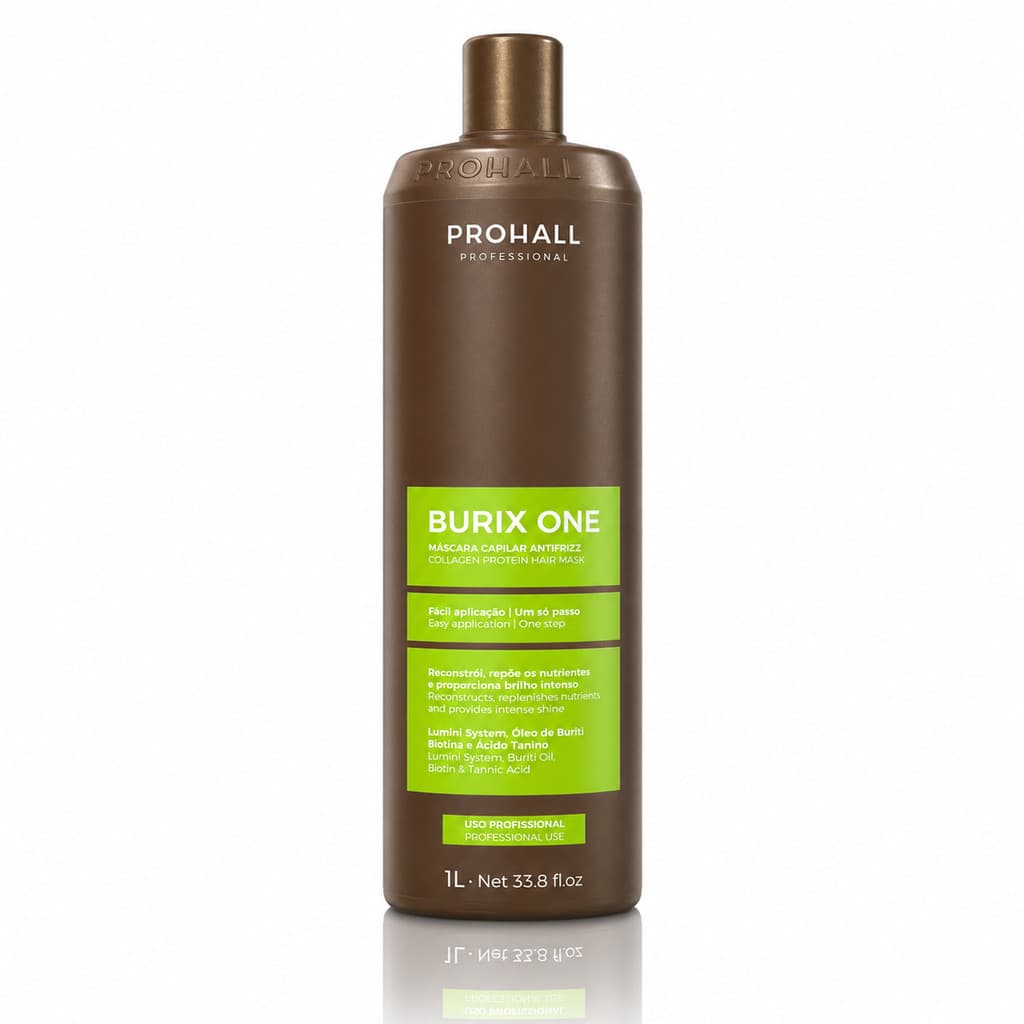 Mascara Capilar Prohall Burix One 1L Alisamento Progressivo Antifrizz
