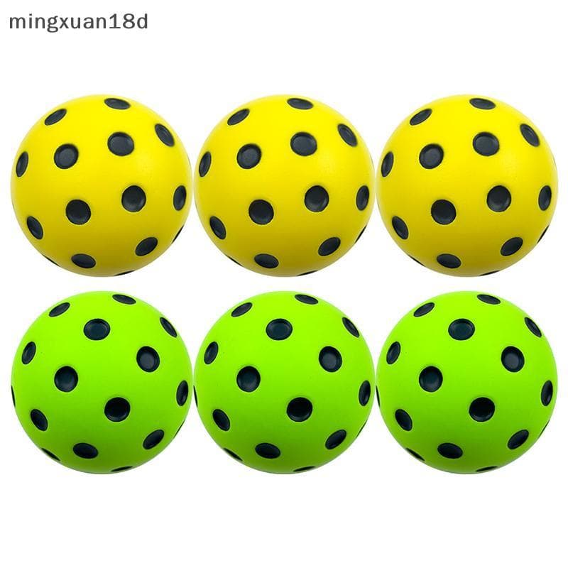 ming 1/3 Pcs Soft Silent 74mm PU Espuma Bolas De Pickleball Competição De Treinamento Interno Durável [COD]