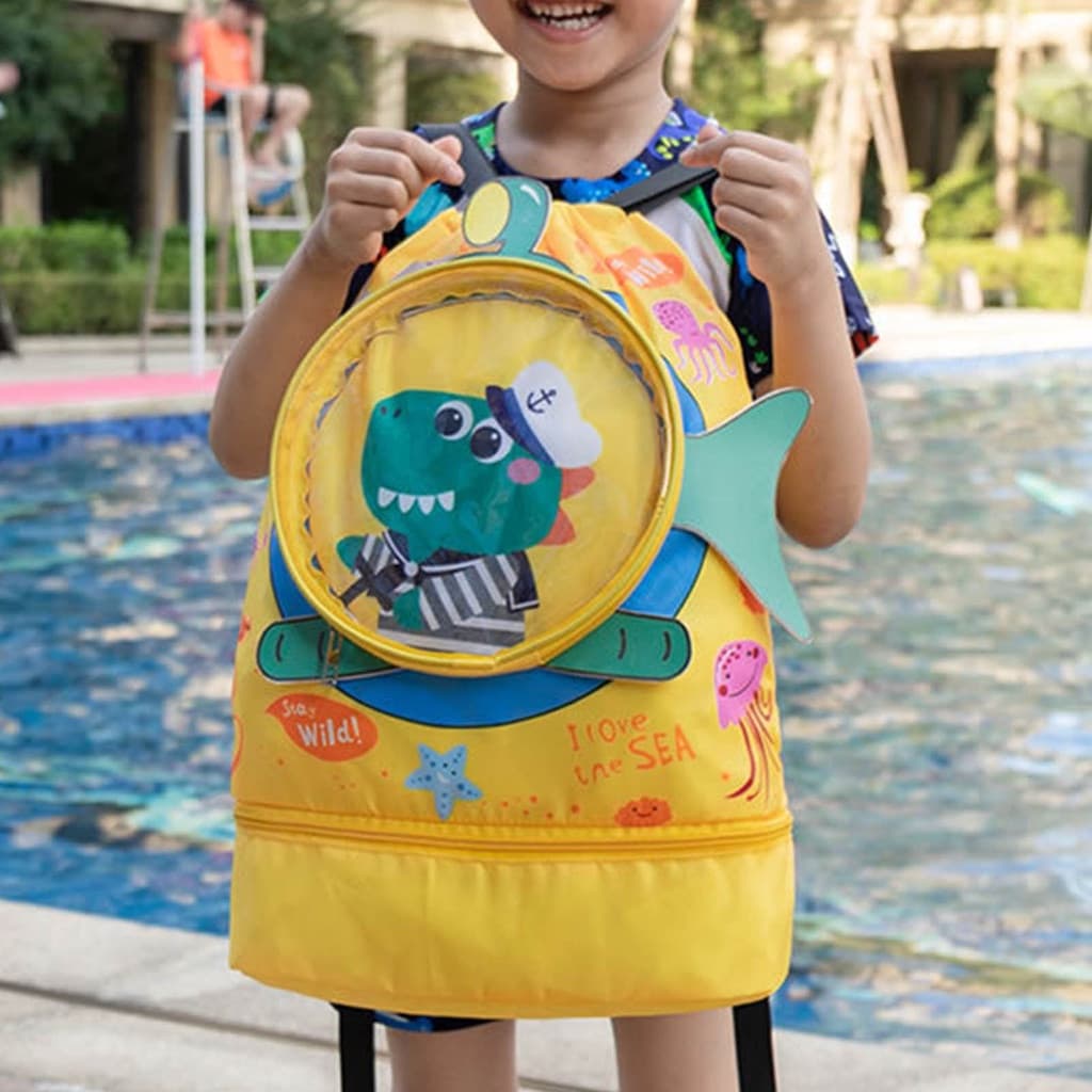 Bolsa de natação infantil, bolsa de praia, roupas e sapatos