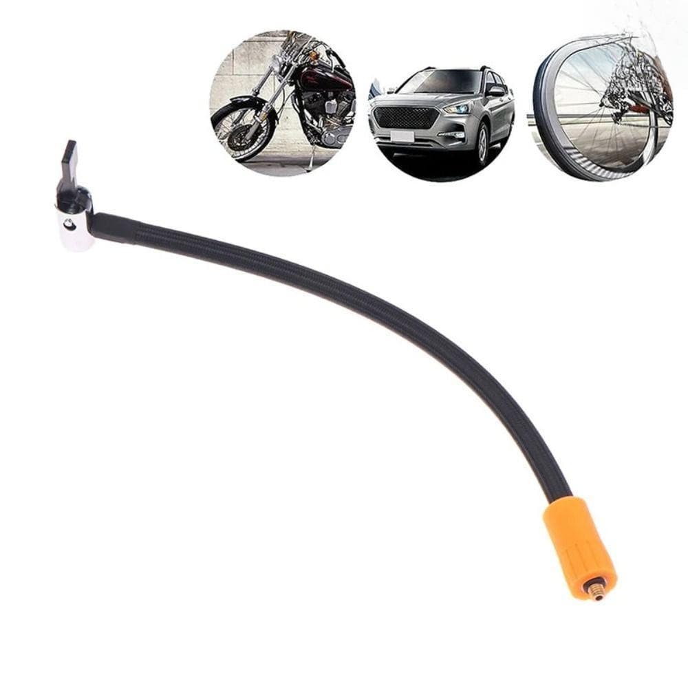 Adaptador de Mangueira de Inflação XZDJ, Inflador Universal de Pneus de Carro com Rosca M6 e Trava de Pressão de Ar