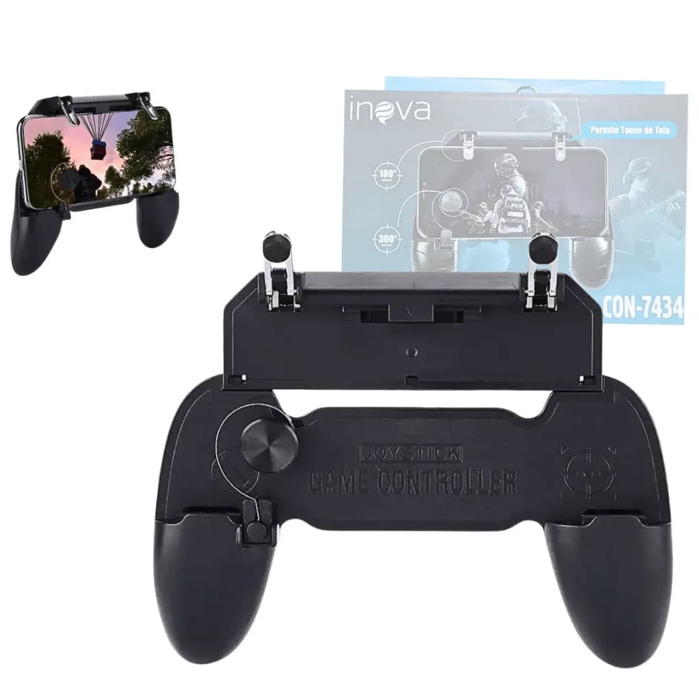 Controle para Celular Joystick PUBG Gatilhos e Analógico CON-2285D Inova