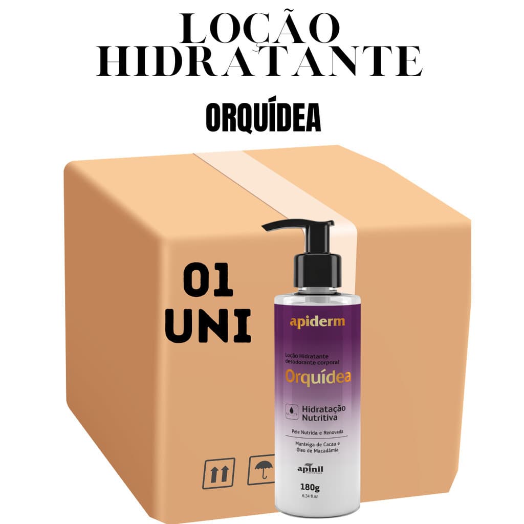 Orquídea Loção Hidratante Corporal 180g  Apinil (Campanha)