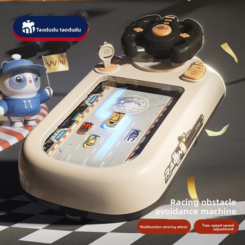 Carro de brinquedo educacional volante infantil Console de jogo de mesa elétrico simular condução aventura carro de corr