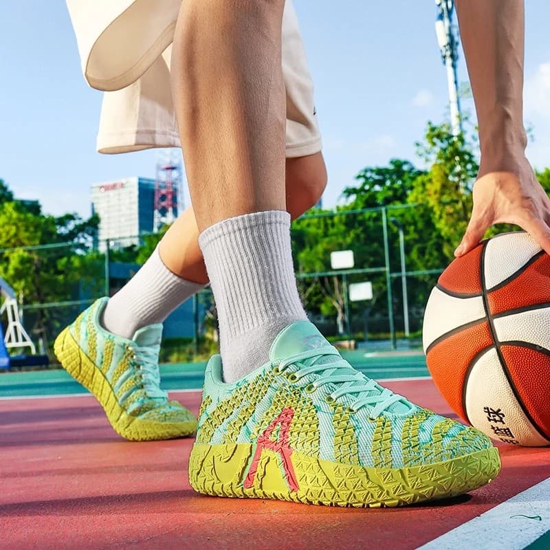 Novos Tênis de Basquete Práticos com Solas Macias Antiderrapantes, Leves e Silenciosos para Estudantes