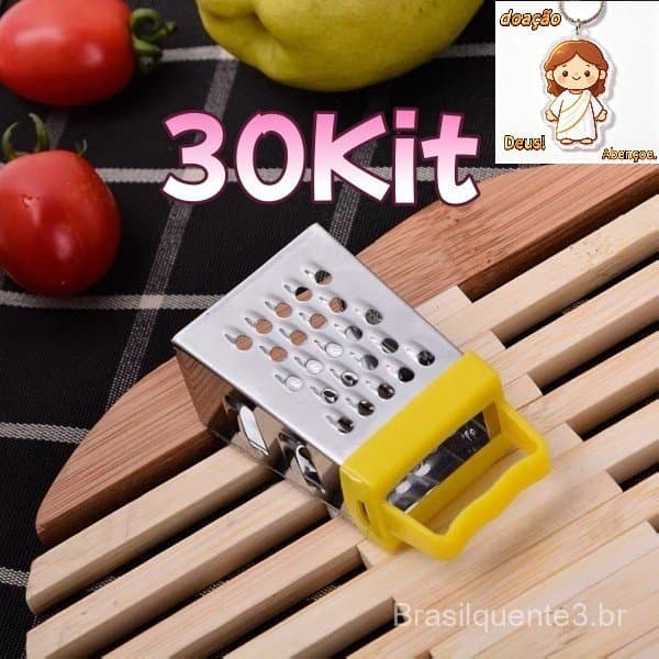 Kit 30 Mini Ralador Inox Com Ima Ralador Multifuncional Mini Ralador Lembrancinha Ultensilios De Cozinha