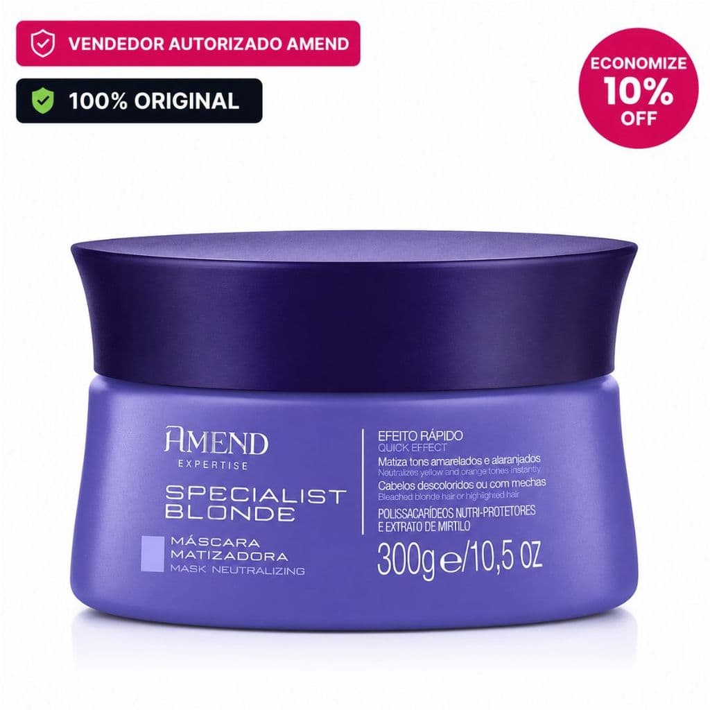 AMEND MÁSCARA MATIZADORA EXPERTISE SPECIALIST BLONDE 300G