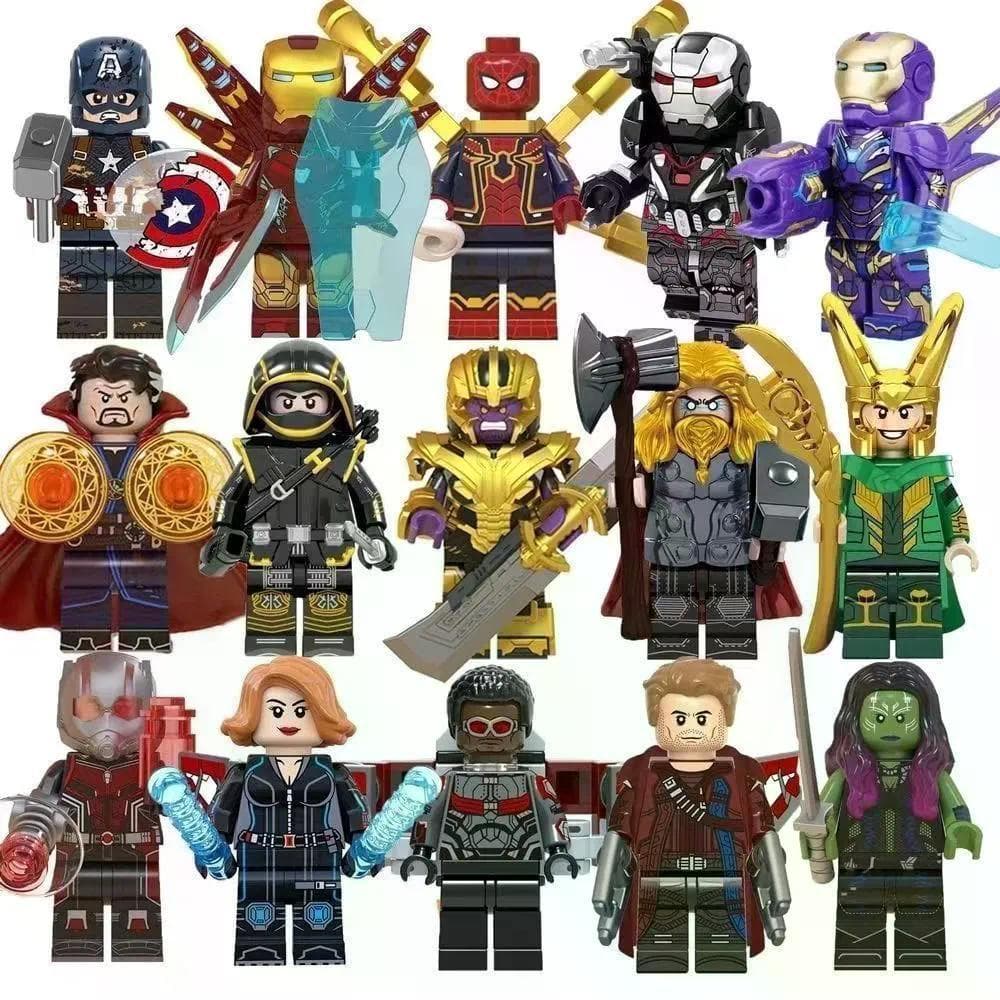 2026 novo estilo Marvel compatível Lego vingadores homem de ferro super-herói capitão américa montado minifiguras bloco