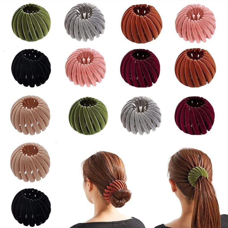 1 peça de presilha de cabelo feminina elegante, fivela de cabelo retrátil e confortável, acessório de cabelo para extens