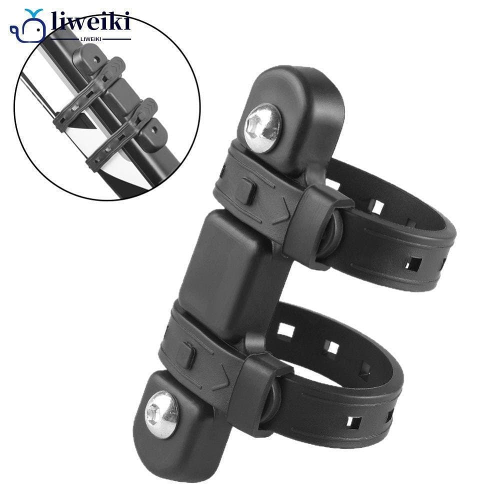 Adaptador de suporte para garrafa de água de bicicleta com alça de silicone de liberação rápida e fixador de suporte par