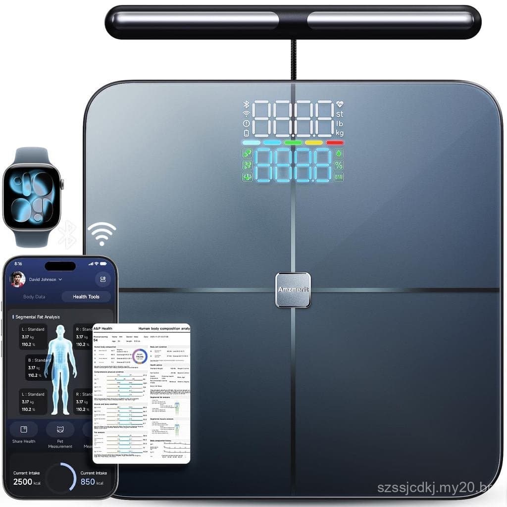 Utilizada para medição de ingredientes, balança digital inteligente recarregável com Wi-Fi, modelo 508 cinza escuro, bal