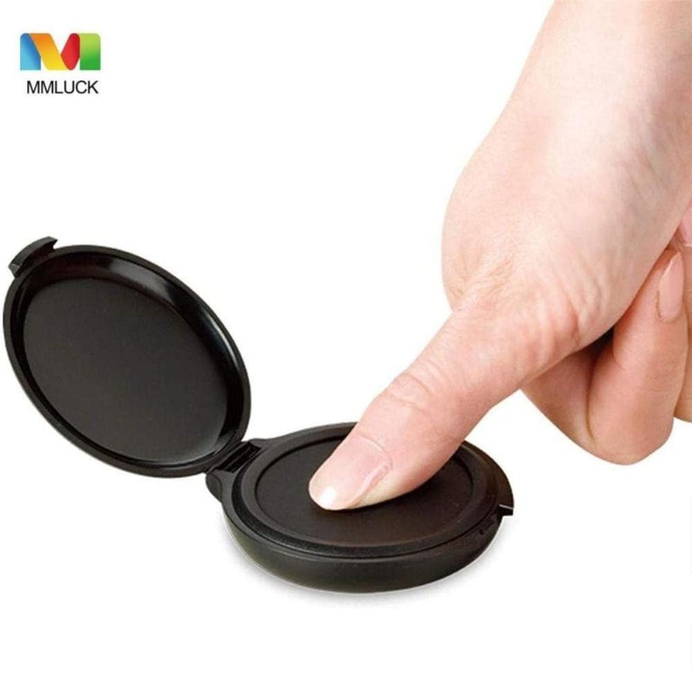 DARBY Thumbprint Ink Pad De Secagem Rápida Para Notary Clear Stamping Business Acordo Kit De Impressão Digital Portátil