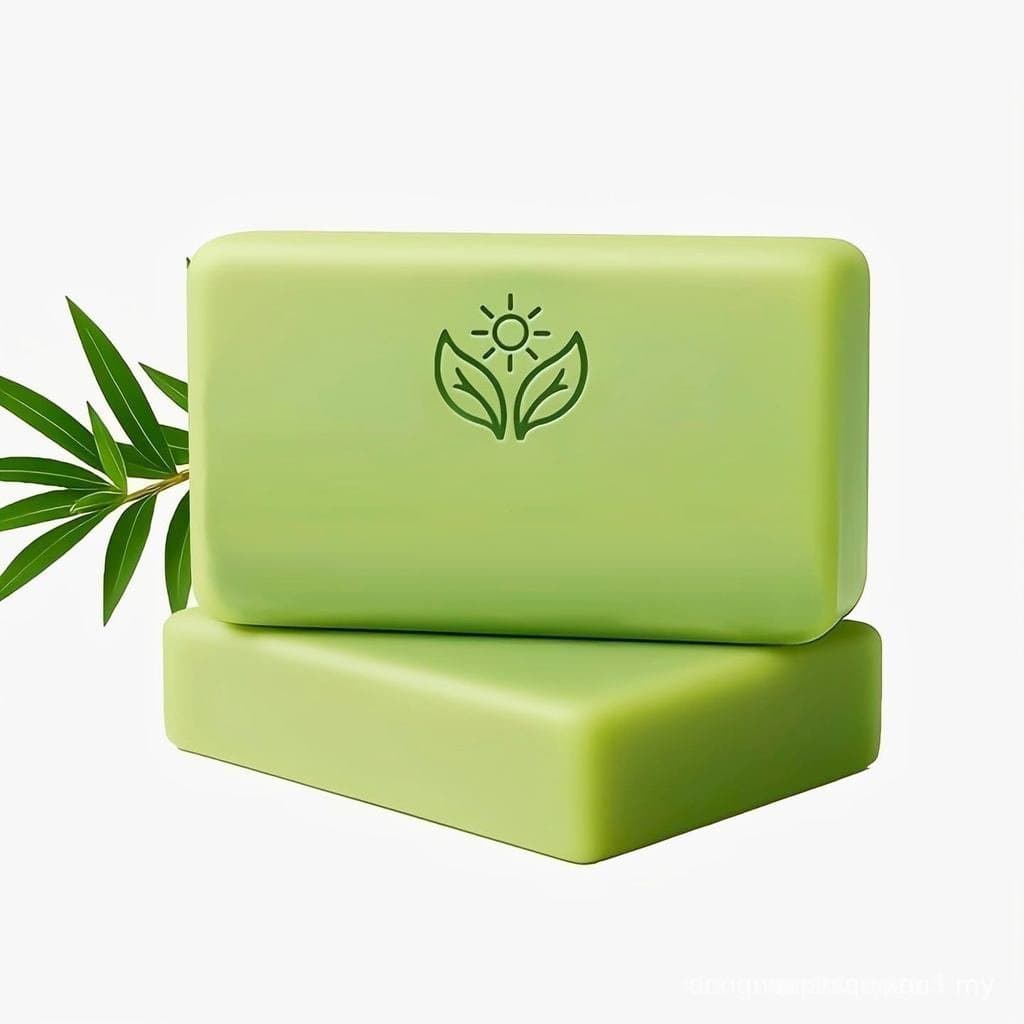 Sabonete NaturaDerm Tea Tree, Barra Purificante para o Corpo com Óleo de Tea Tree e Óleo de Coco, Limpador Suave para um