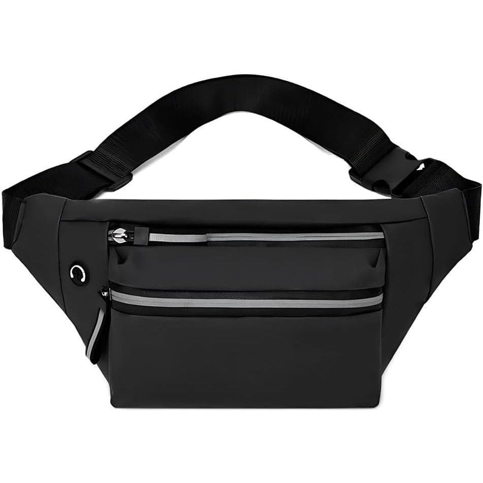 Bolsa de Cintura Transversal: Bolsa de Cintura Slim para Esportes para Mulheres e Homens - Bolsa de Cintura Estilosa par