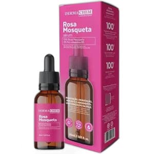 Dermachem Sérum Rosa Mosqueta 30ml Hidratação e Luminosidade Facial