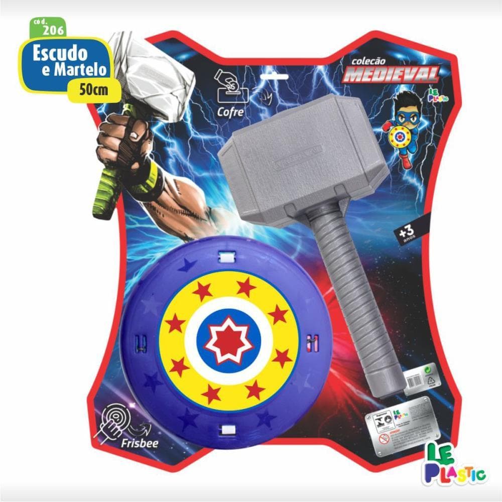 Escudo e Martelo Herois 60CM