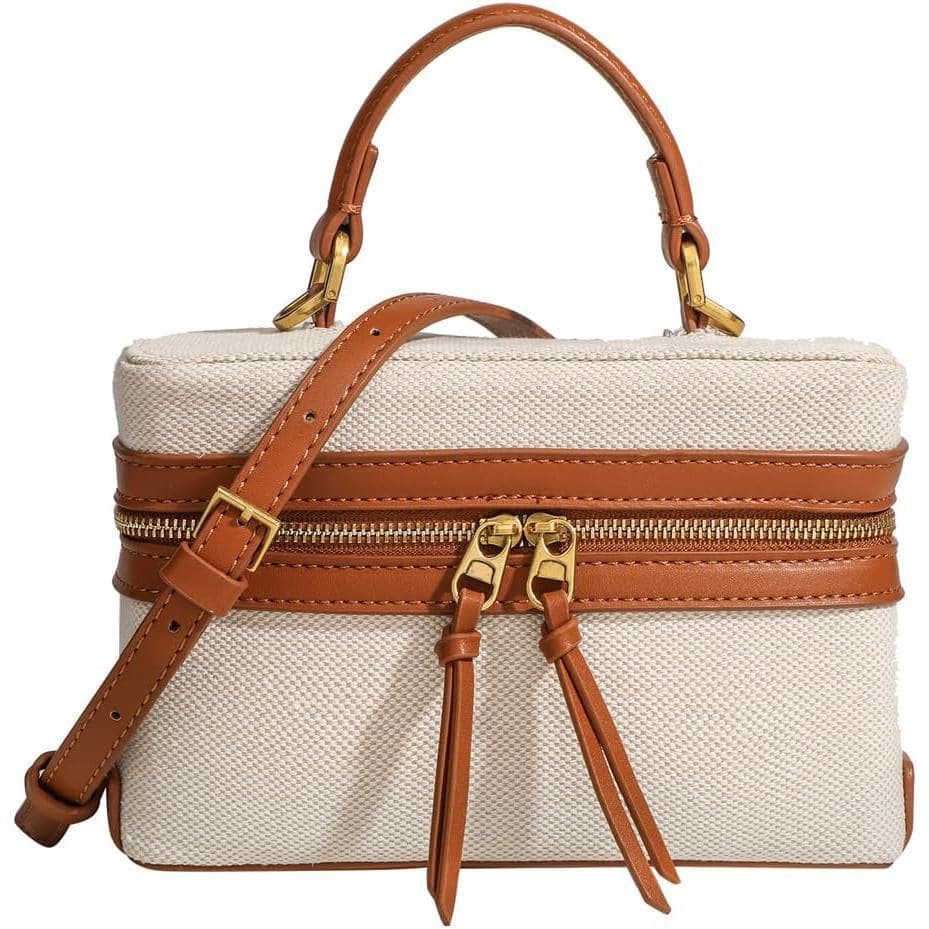 Bolsas Transversais Vintage, Bolsas de Ombro para Mulheres, Bolsa de Lona, Organizador de Maquiagem