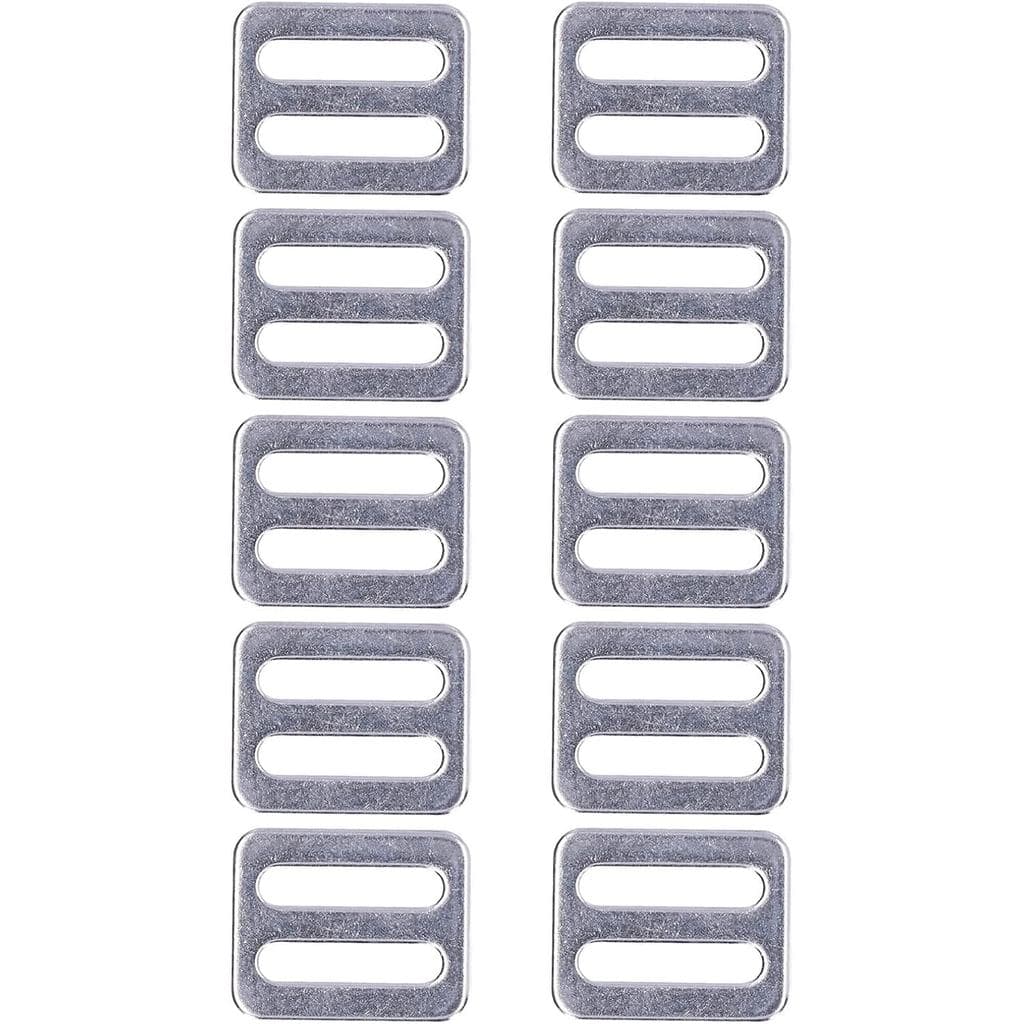 Deslizadores Tri-Glide de Aço Inoxidável 316 de 1 Polegada, Ajustador de Fivela Deslizante para Correias, Fechos Ajustáv