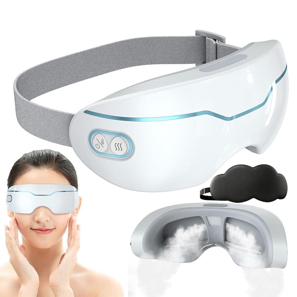 Máscara de Vapor para Olhos songbeat Eyerelis com 2 Níveis Ajustáveis de Vapor Quente e Frio para Olheiras, Inchaço, Olh
