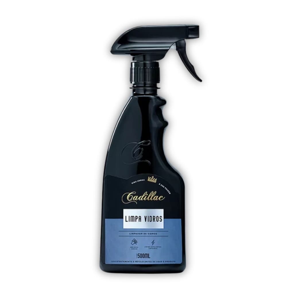 Limpa Vidros Spray Automotivo Limpeza Rápida Cadillac 500ml