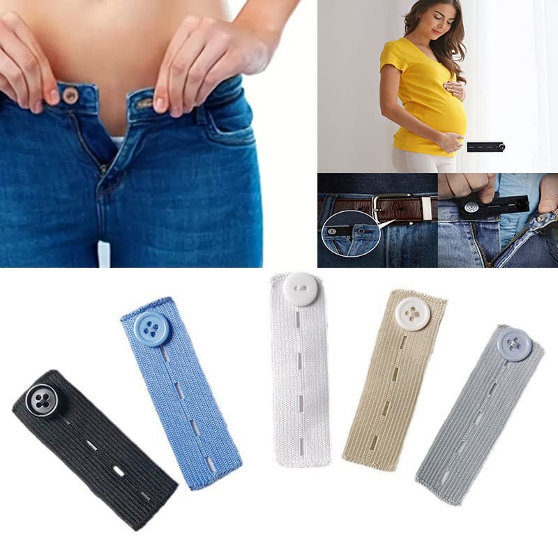 2 Pçs Cintura Apertando Fivela Calças De Extensão De Para Mulher , Tamanho Ajustável Masculinas
