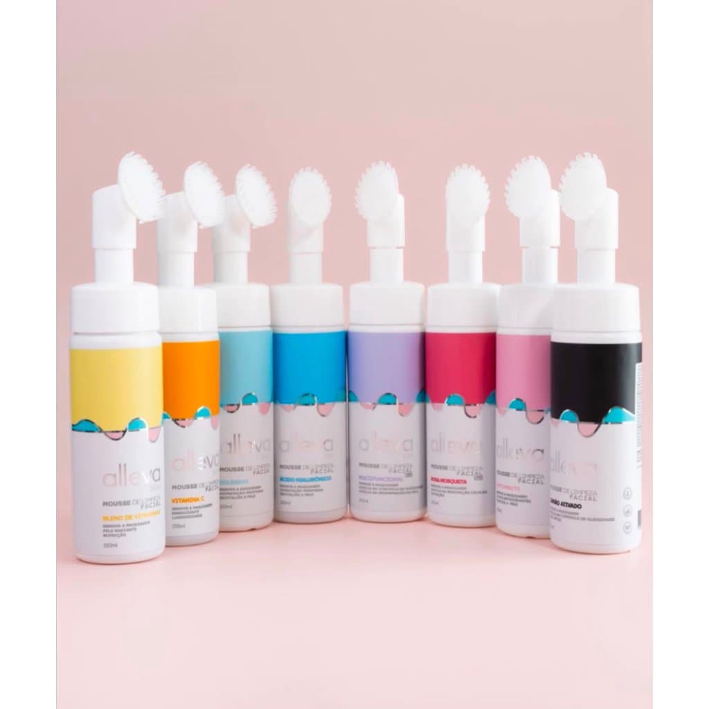 Mousse de Limpeza Facial 150ml Alleva