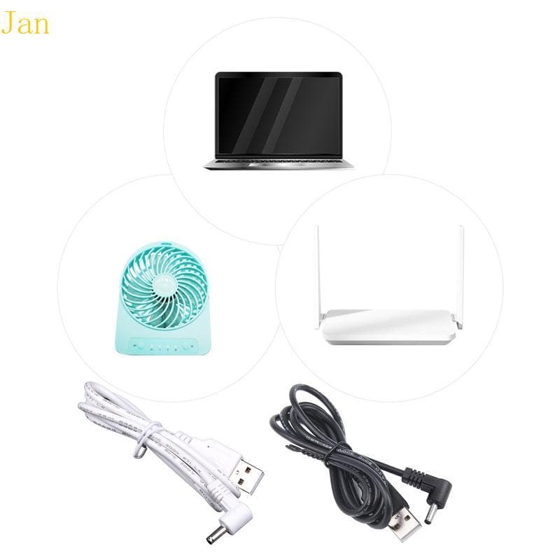 Jan Alimentação USB Para 3 5x1 35mm 2A Max Carregador Adaptador Conector Roteador TV Caixa Candeeiro Mesa